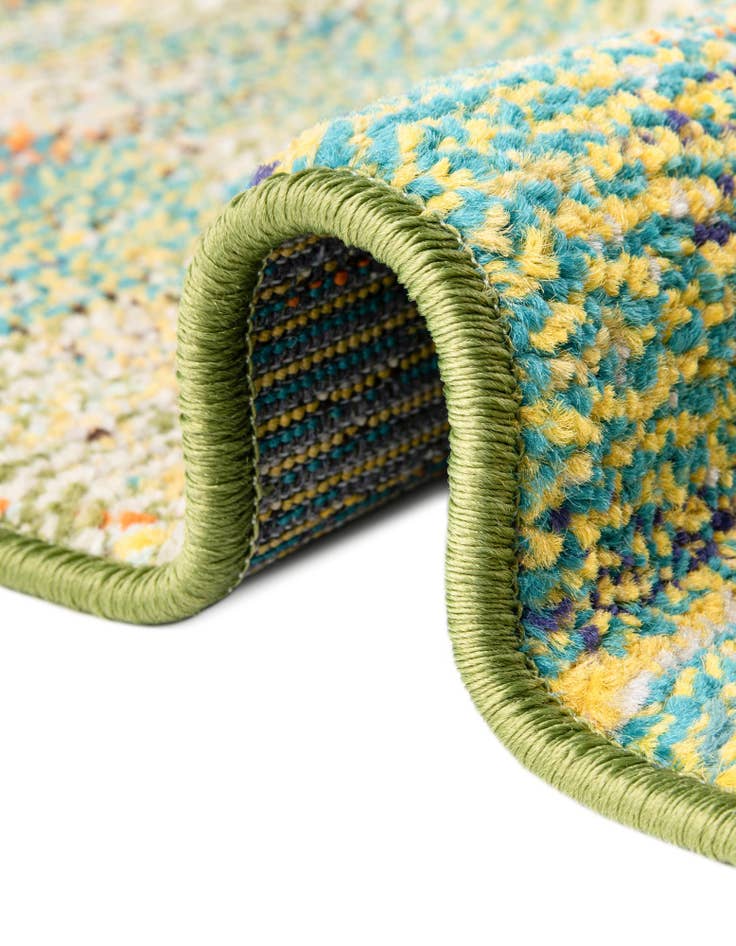 Detail image of  7' 10 x 7' 10  Washable Haerfest Square Rug