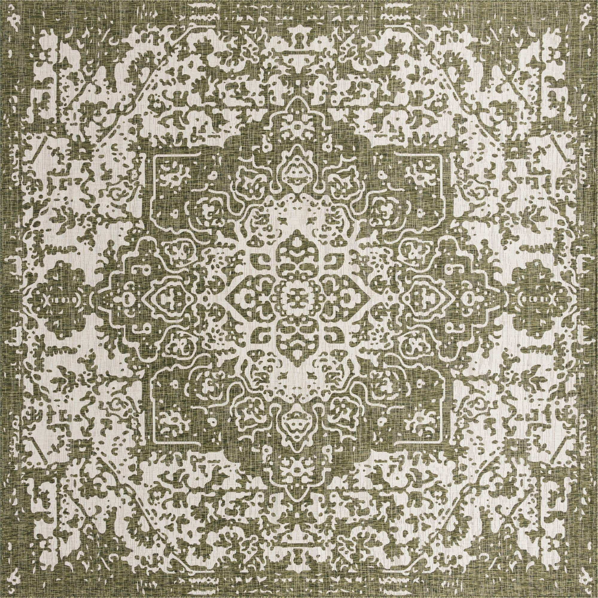  13' x 13'  Washable Jill Zarin Dubai Indoor / Outdoor Square Rug