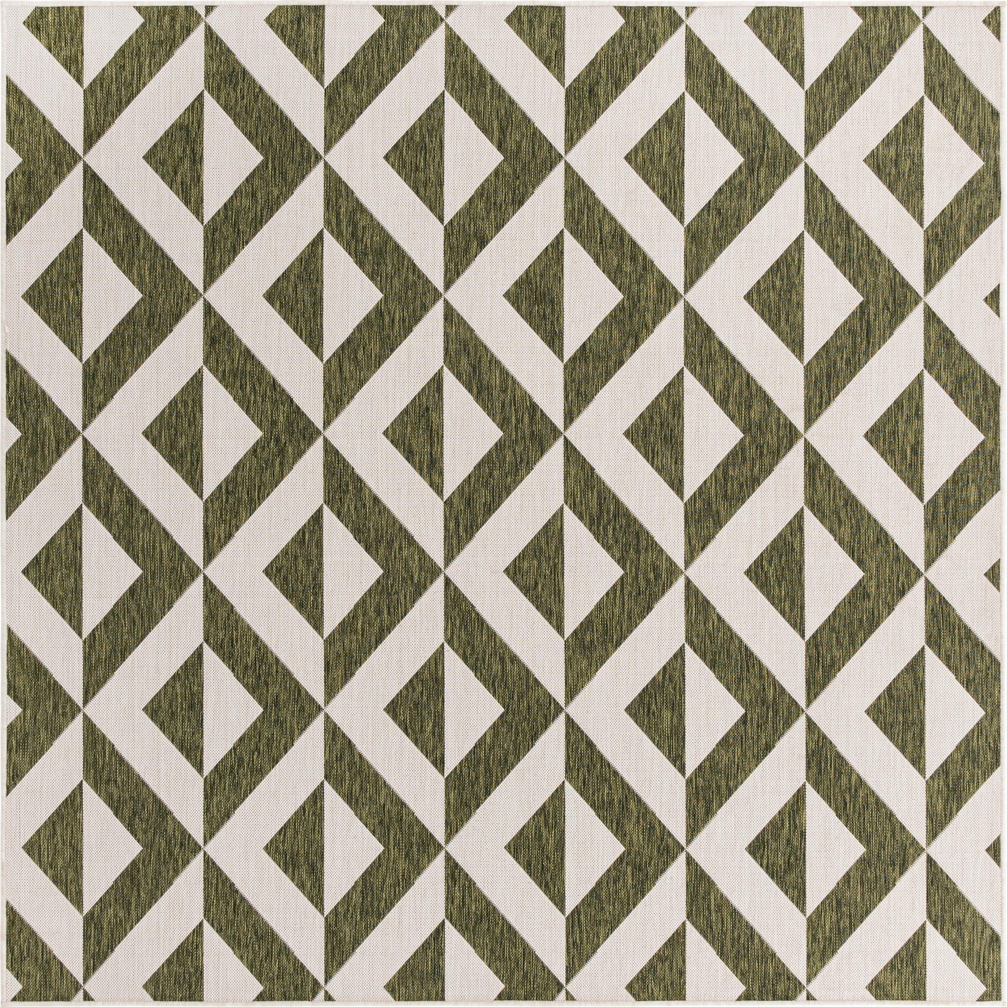  7' 10 x 7' 10  Washable Jill Zarin Napa Indoor / Outdoor Square Rug
