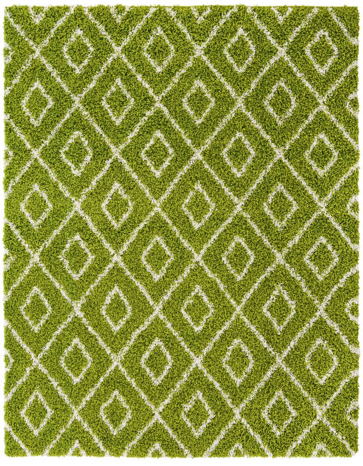 Detail image of  7' 10 x 7' 10 Lattice Shag Square Rug