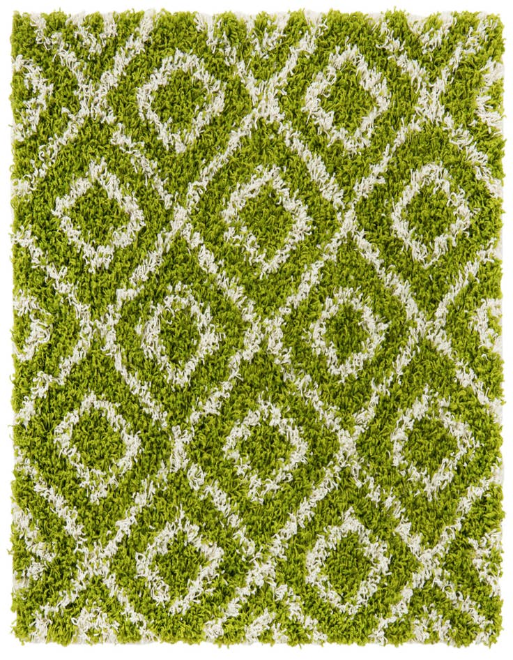 Detail image of  3' 3 x 3' 3 Lattice Shag Square Rug