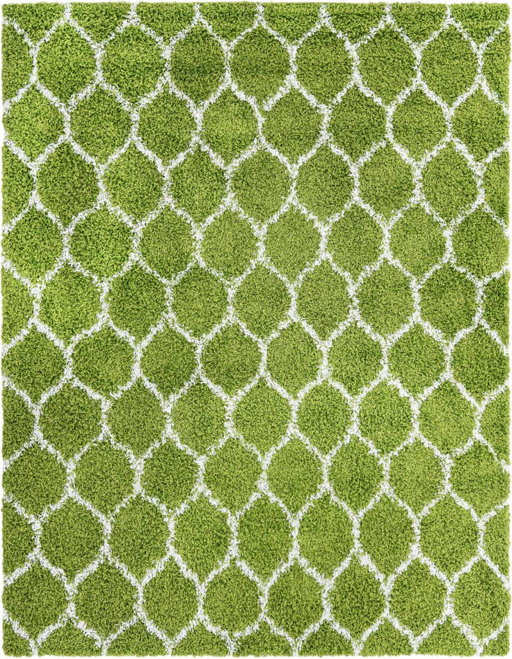 Detail image of  7' 10 x 7' 10 Lattice Shag Square Rug