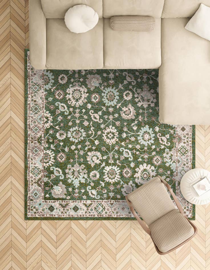 Detail image of  7' 10 x 7' 10 Madeline Square Rug