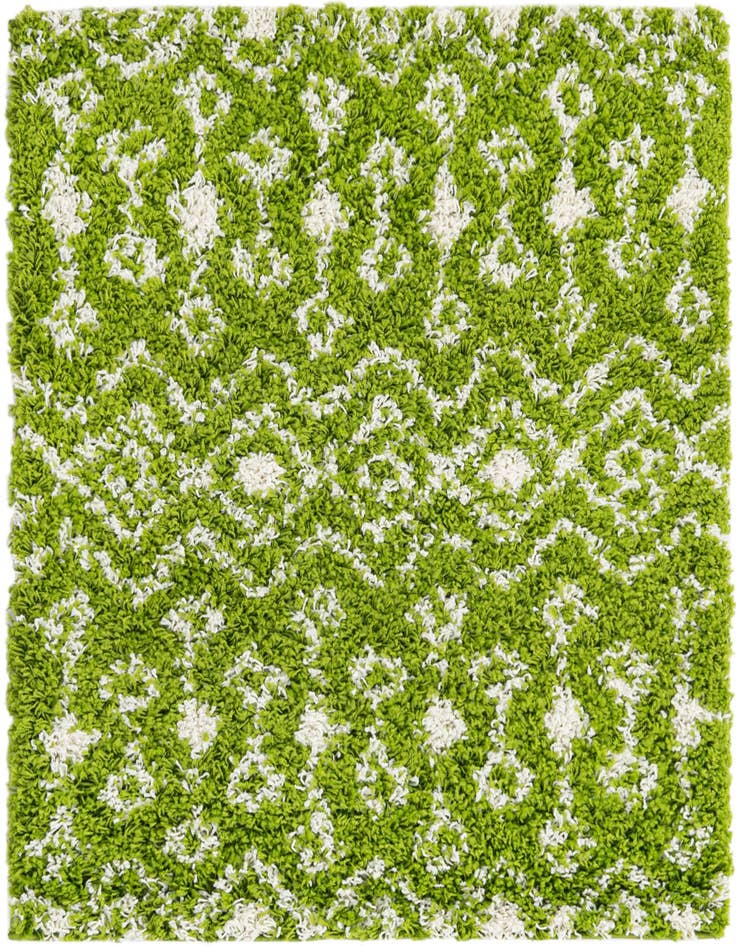 Detail image of  3' x 3' Moroccan Trellis Shag Square Rug