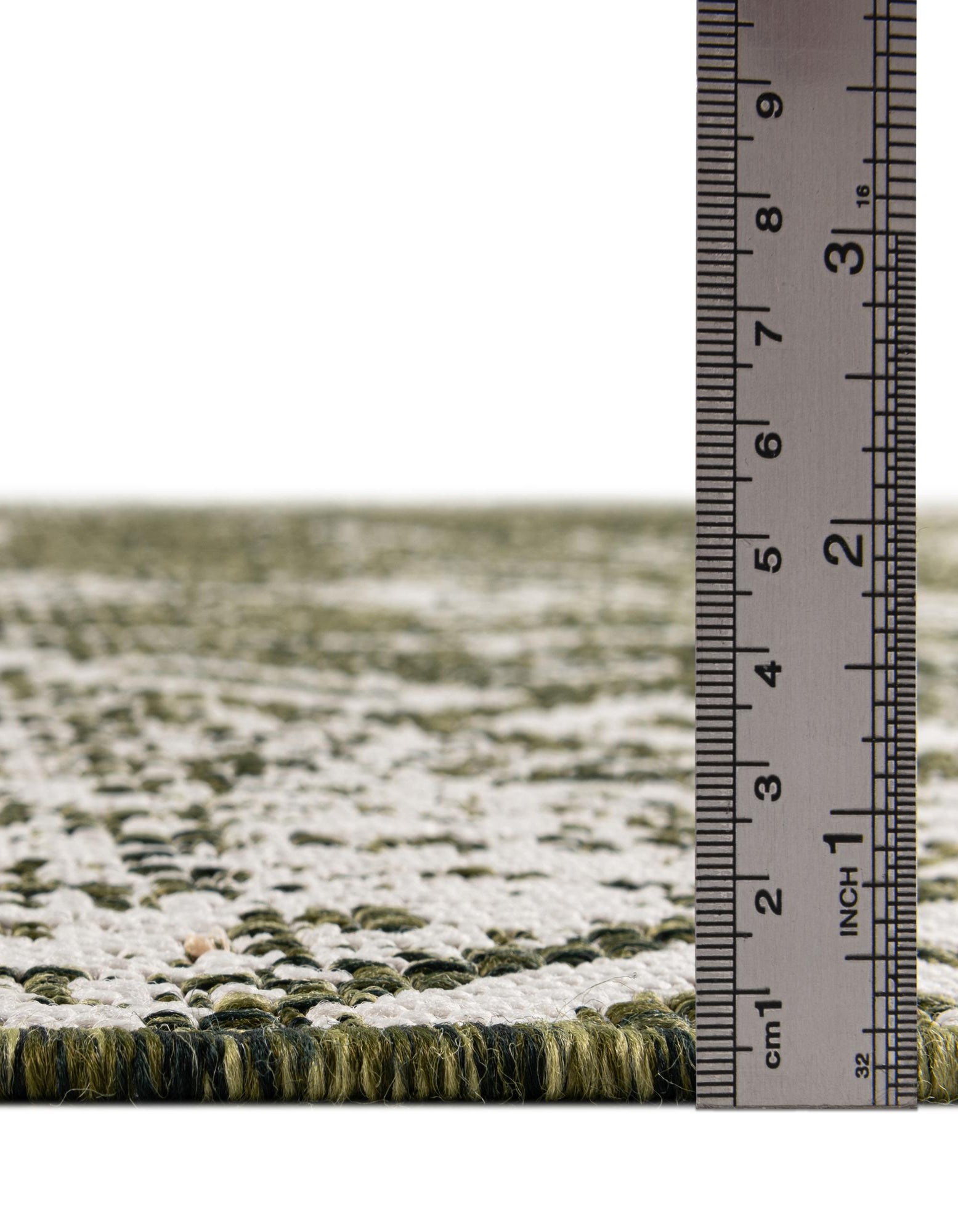 Green 7' x 7' Bohemian Indoor / Outdoor Square Rug | Rugs.com