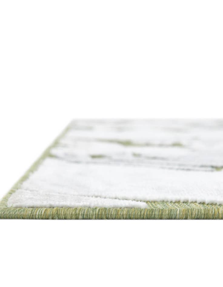 Detail image of  8' 2 x 8' 2  Washable Botanical Indoor / Outdoor Square Rug