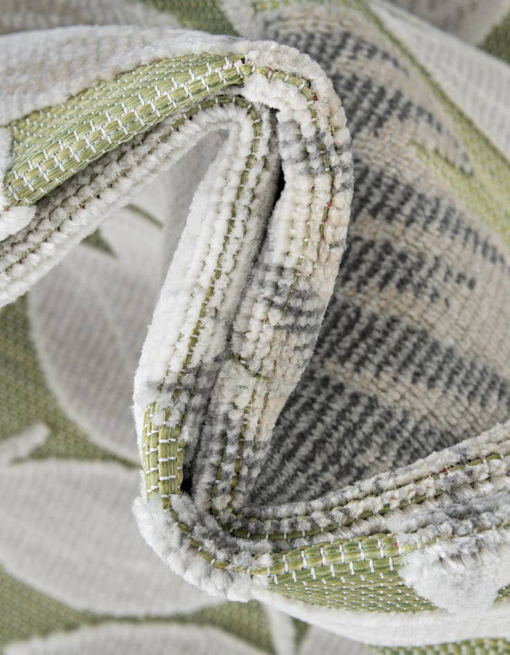 Detail image of  8' 2 x 8' 2  Washable Botanical Indoor / Outdoor Square Rug