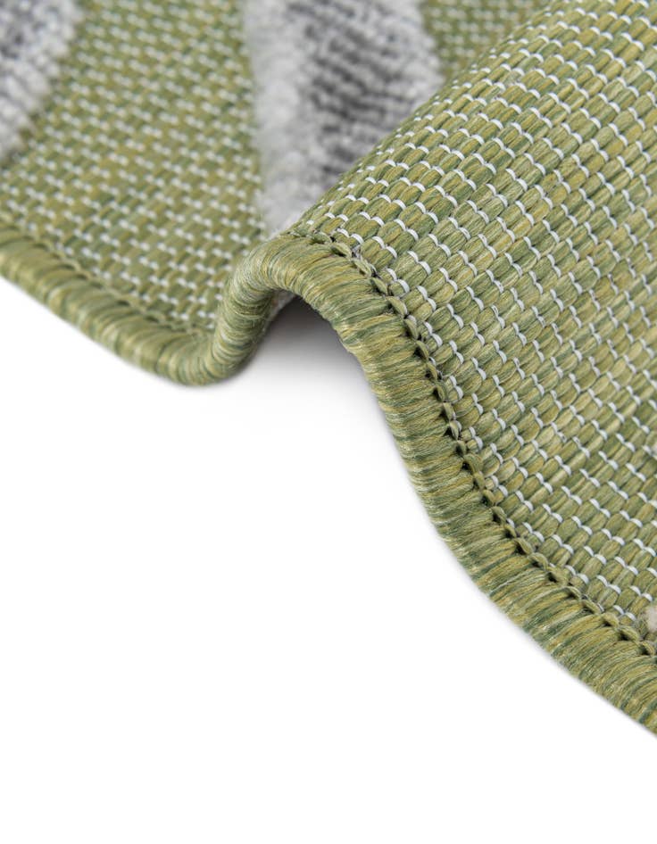 Detail image of  8' 2 x 8' 2  Washable Botanical Indoor / Outdoor Square Rug