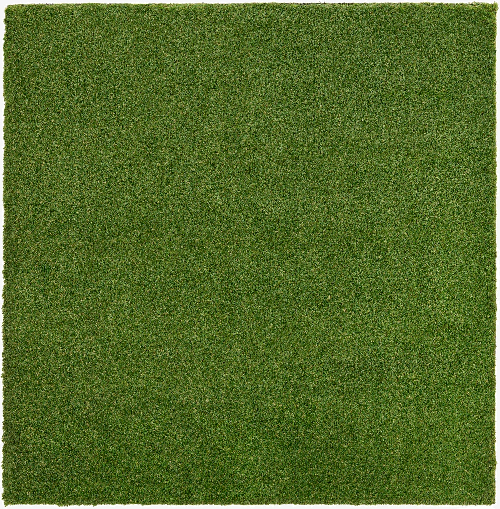  13' x 13'  Washable Grass Indoor / Outdoor Square Rug
