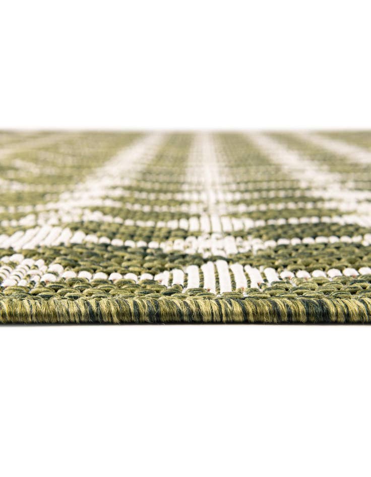 Detail image of  10' x 10'  Washable Lattice Indoor / Outdoor Square Rug