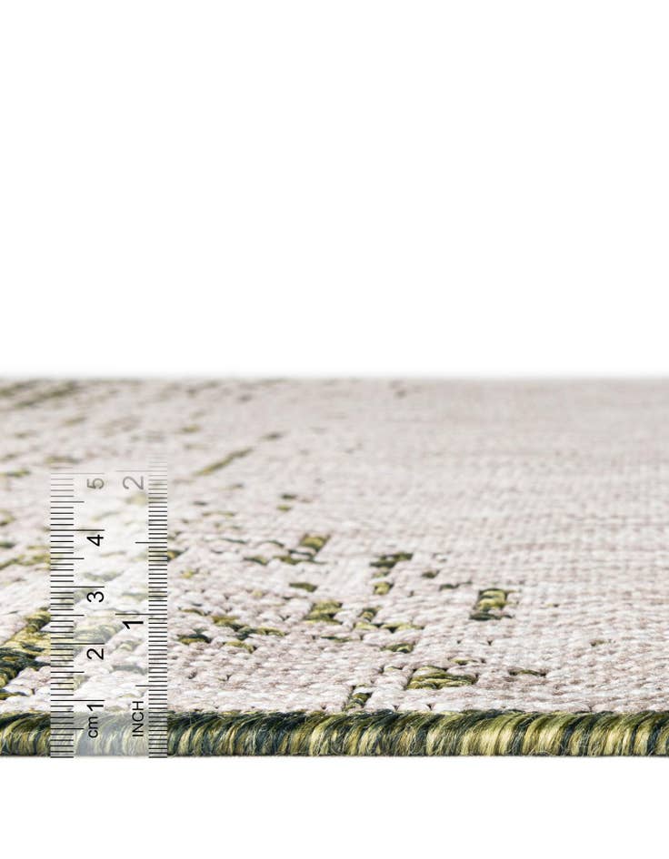 Detail image of  10' 8 x 10' 8  Washable Modern Indoor / Outdoor Square Rug