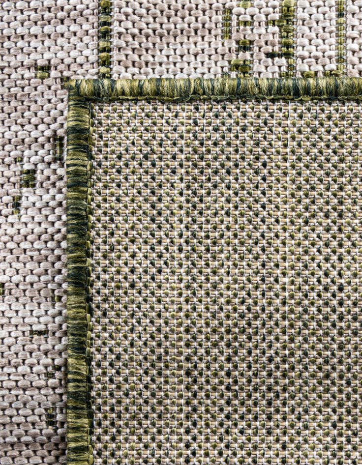 Detail image of  10' 8 x 10' 8  Washable Modern Indoor / Outdoor Square Rug