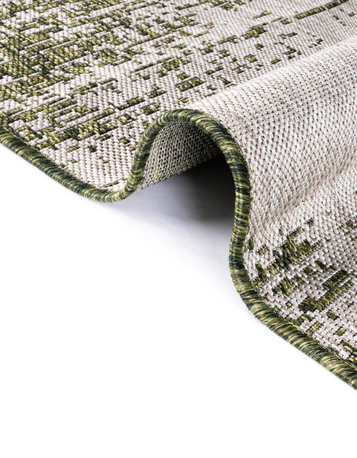 Detail image of  10' 8 x 10' 8  Washable Modern Indoor / Outdoor Square Rug