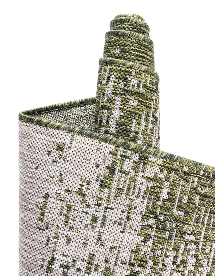 Detail image of  10' 8 x 10' 8  Washable Modern Indoor / Outdoor Square Rug