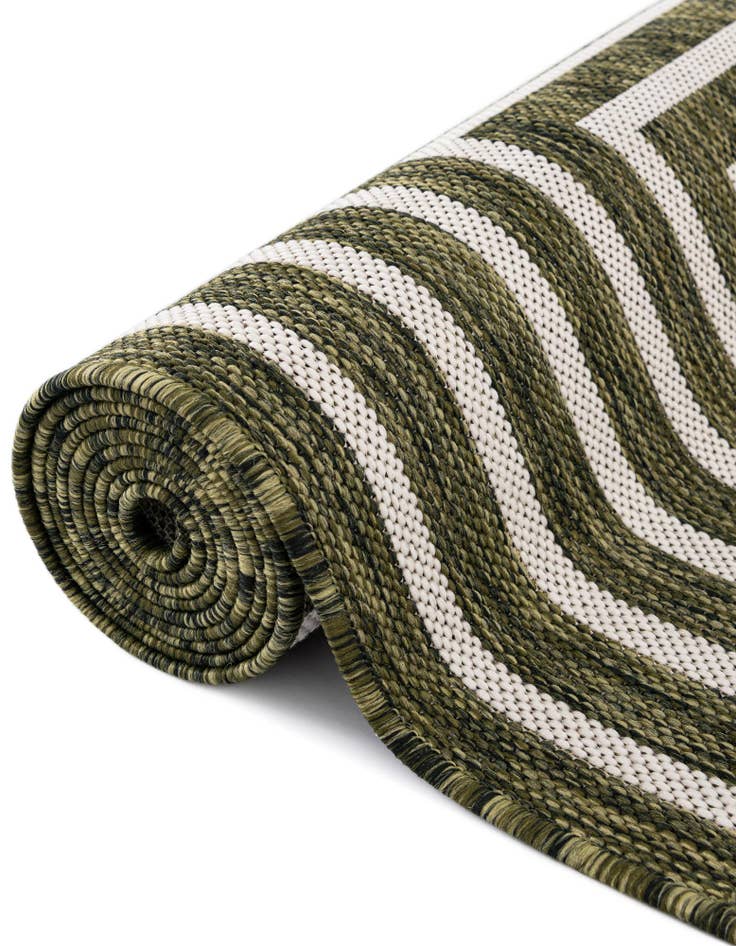 Detail image of  13' x 13'  Washable Modern Indoor / Outdoor Square Rug