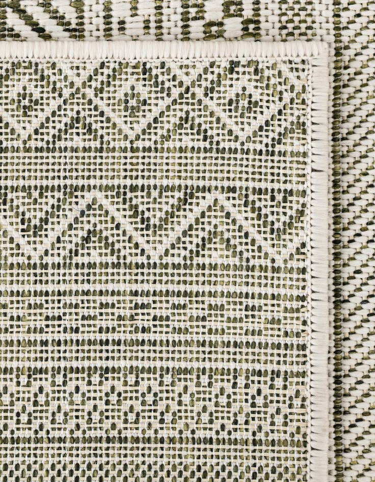 Detail image of  7' 10 x 7' 10  Washable Ribbon Indoor / Outdoor Square Rug