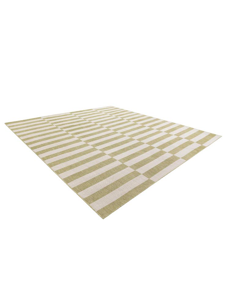 Detail image of  13' x 13'  Washable Ribbon Indoor / Outdoor Square Rug
