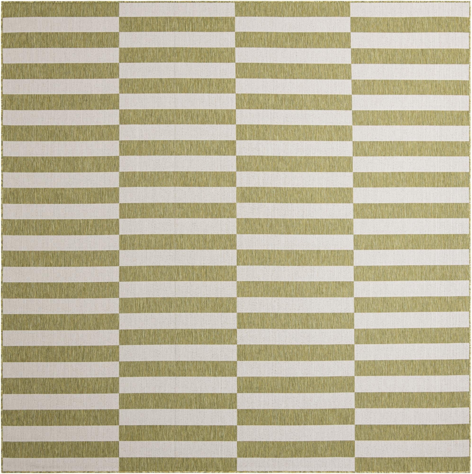 Primary image  10' x 10'  Washable Ribbon Indoor / Outdoor Square Rug