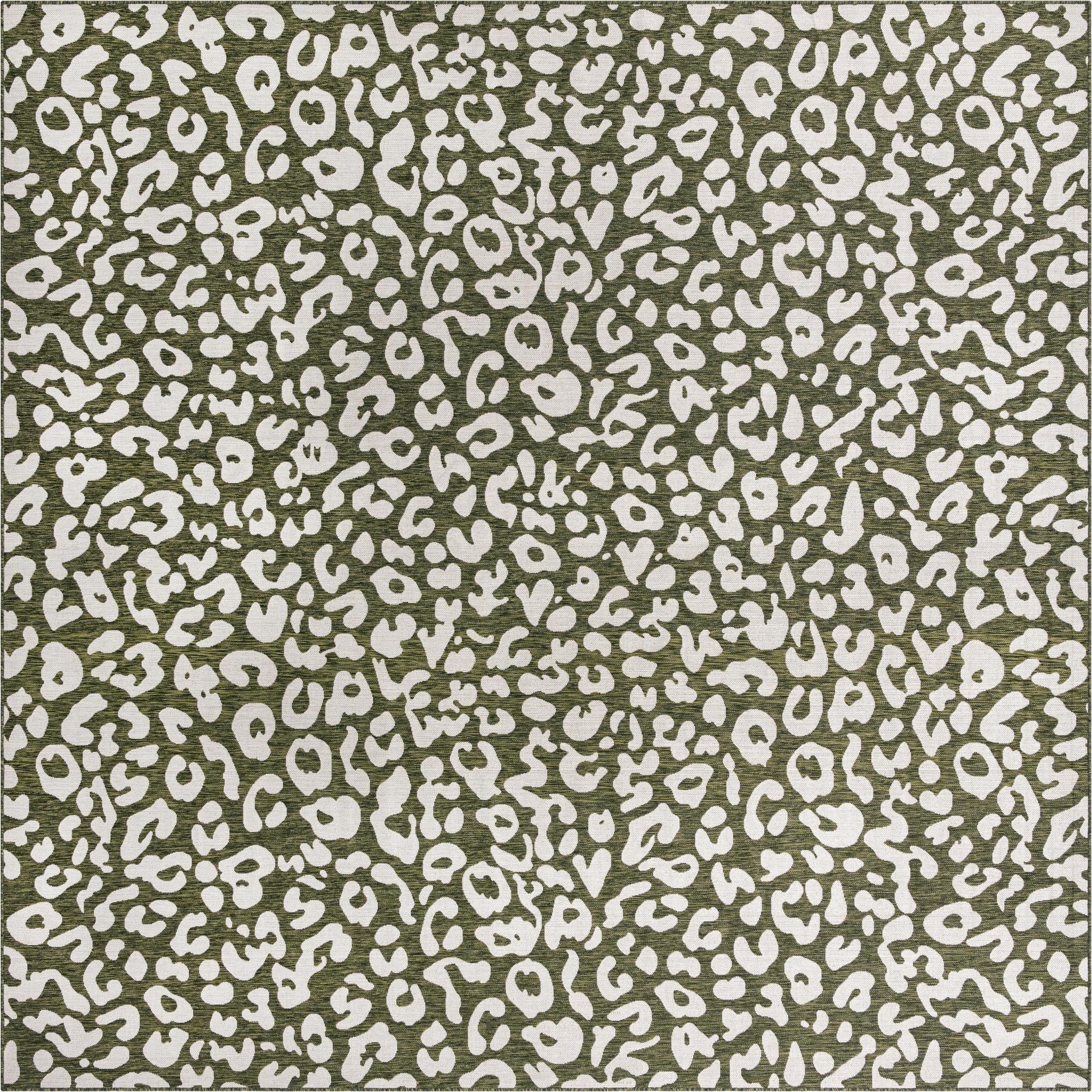  13' x 13'  Washable Safari Indoor / Outdoor Square Rug