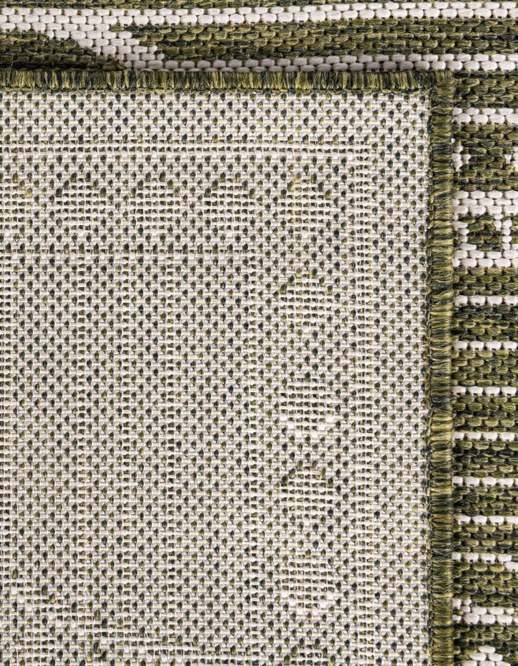 Detail image of  13' x 13'  Washable Traditional Indoor / Outdoor Square Rug