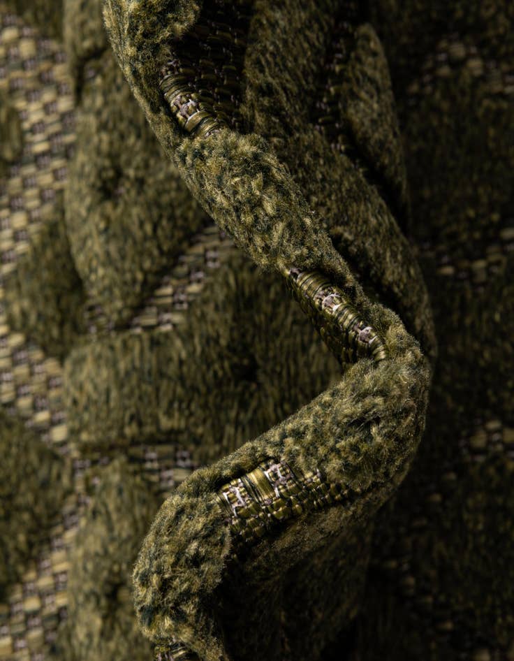 Detail image of  7' 10 x 7' 10  Washable Trellis Textured Indoor / Outdoor Square Rug