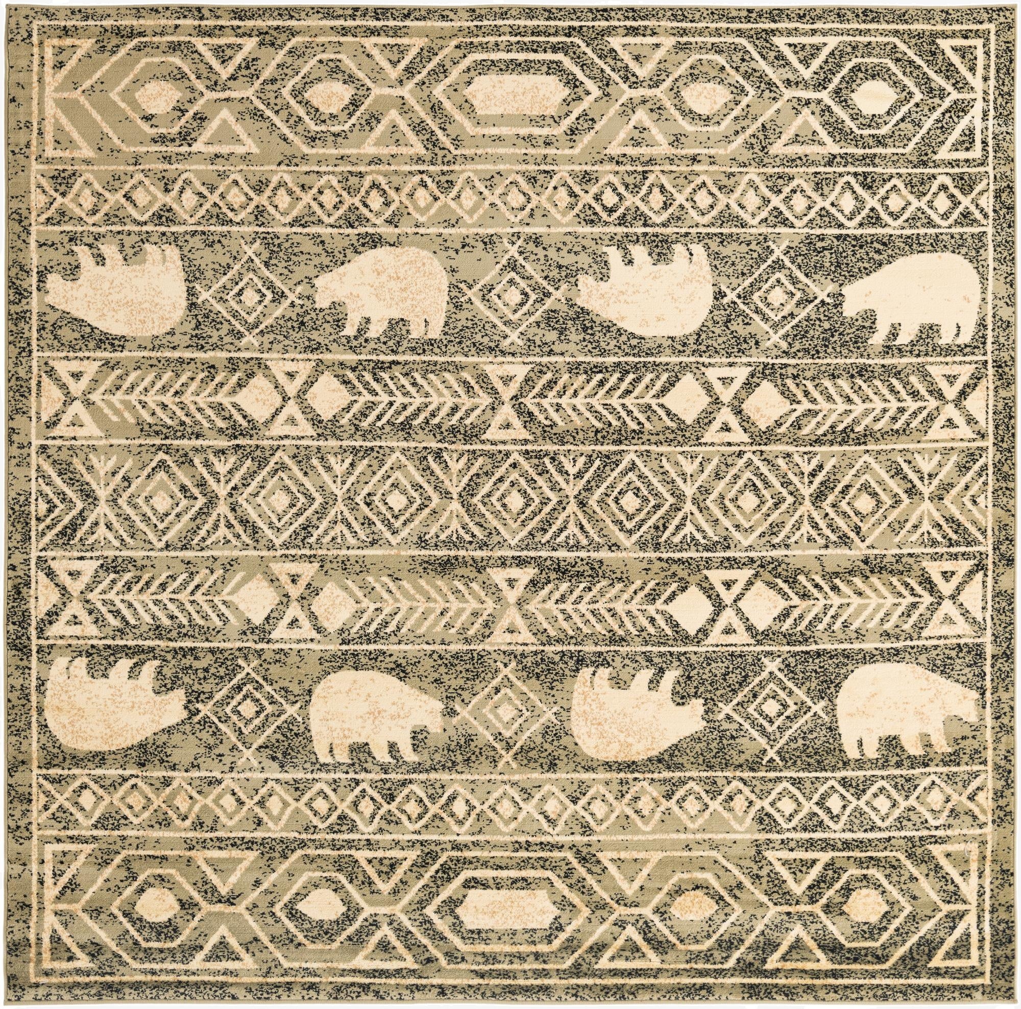  7' 10 x 7' 10 Pioneer Square Rug