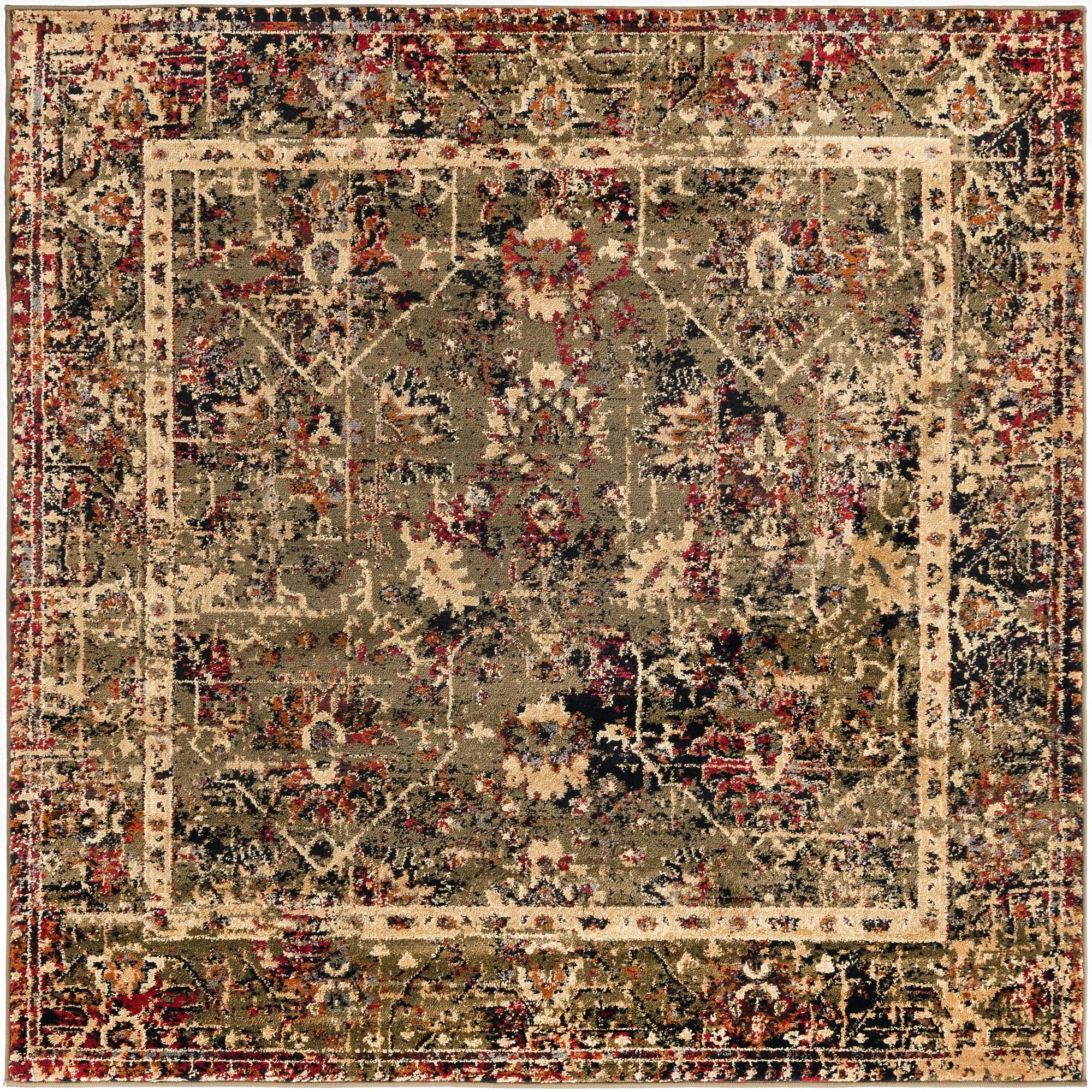  5' 3 x 5' 3 Saturn Square Rug