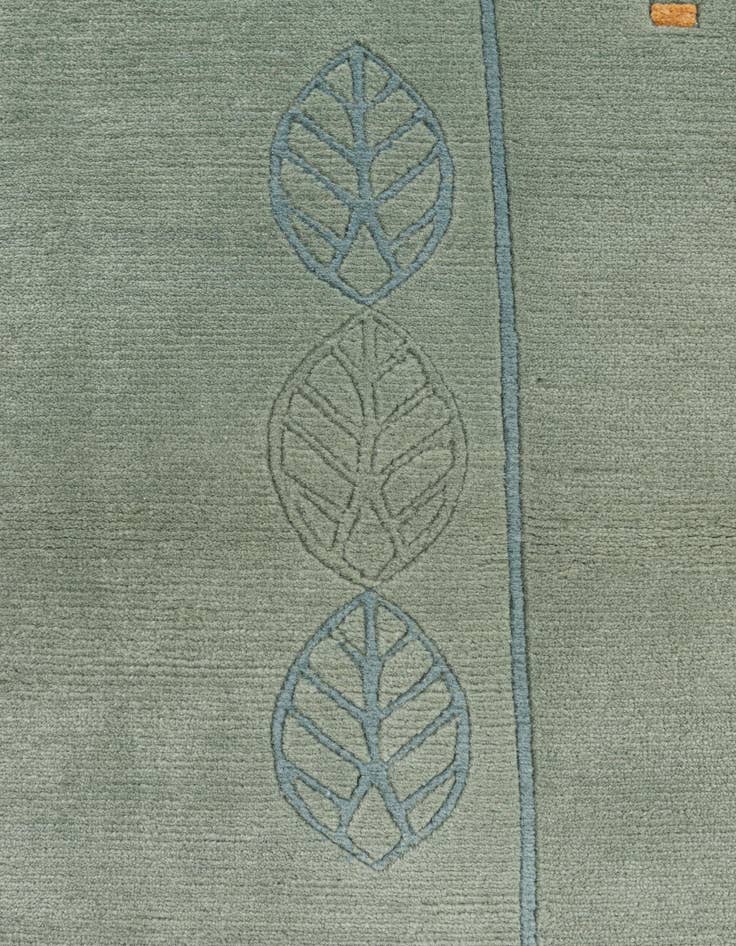 Detail image of  6' 8 x 6' 8  Hand Knotted Tibet Wool Square Rug