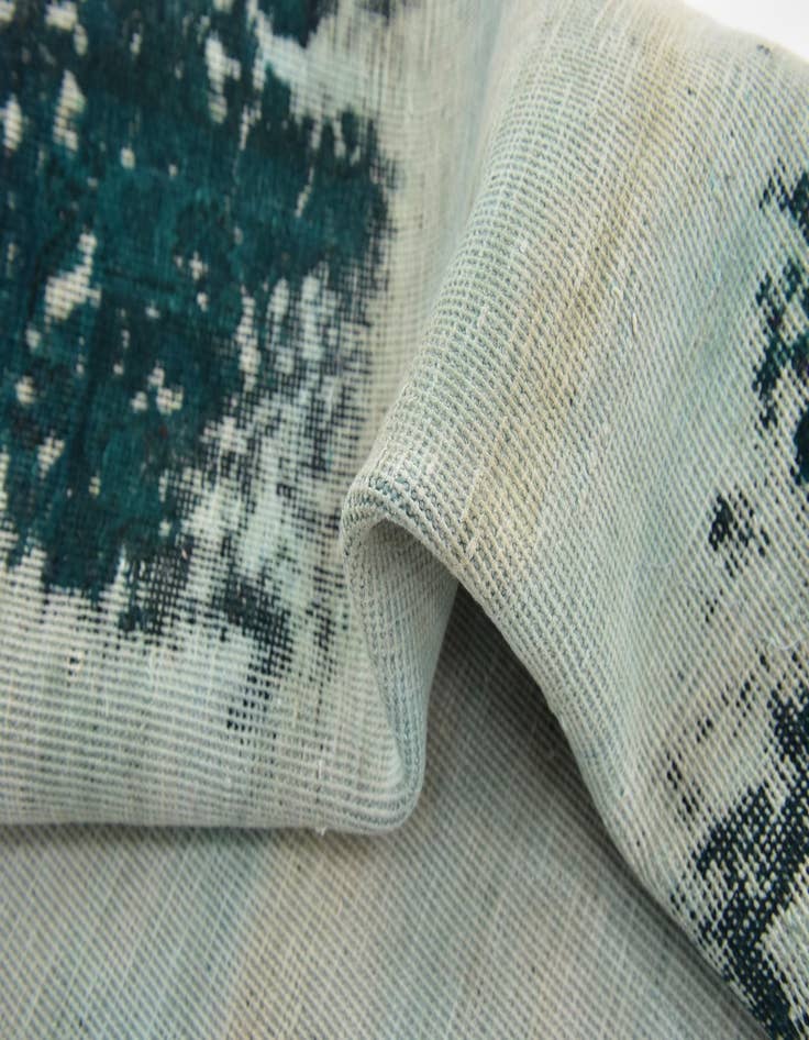 Detail image of  3' 6 x 4' 5  Hand Knotted Ultra Vintage Persian Wool Square Rug