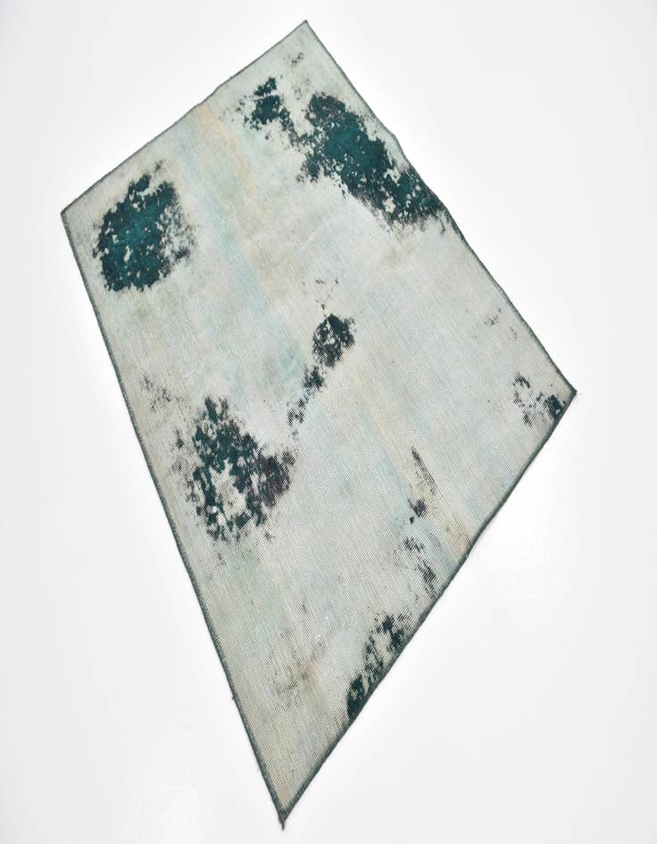 Detail image of  3' 6 x 4' 5  Hand Knotted Ultra Vintage Persian Wool Square Rug