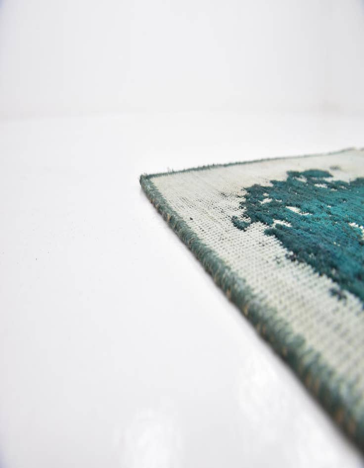 Detail image of  3' 6 x 4' 5  Hand Knotted Ultra Vintage Persian Wool Square Rug