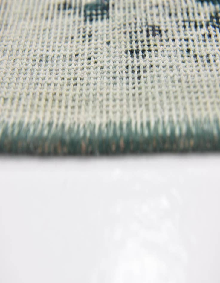 Detail image of  3' 6 x 4' 5  Hand Knotted Ultra Vintage Persian Wool Square Rug