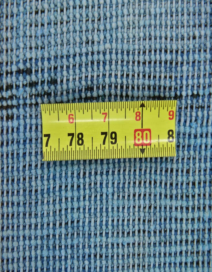 Detail image of  3' x 3' 8  Hand Knotted Ultra Vintage Persian Wool Square Rug