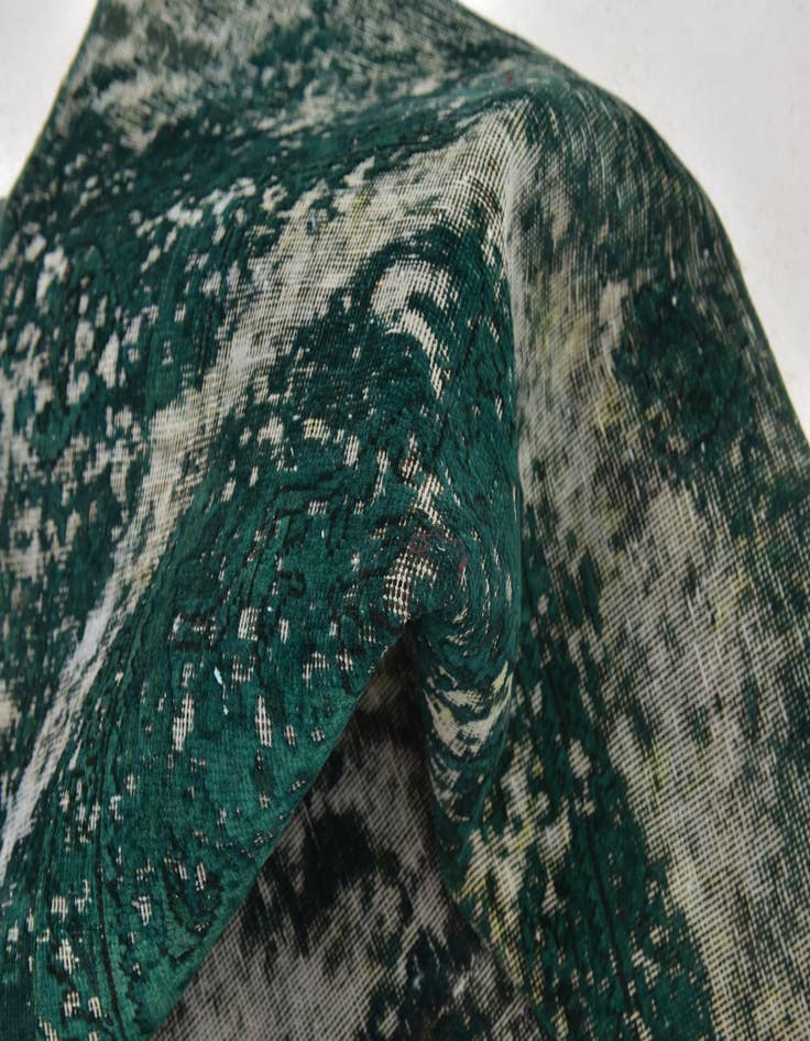 Detail image of  7' 10 x 9'  Hand Knotted Ultra Vintage Persian Wool Square Rug