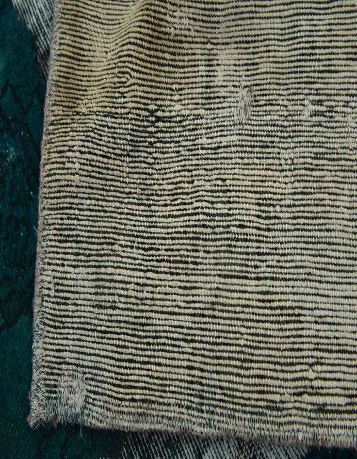 Detail image of  5' 2 x 6' 5  Hand Knotted Ultra Vintage Persian Wool Square Rug