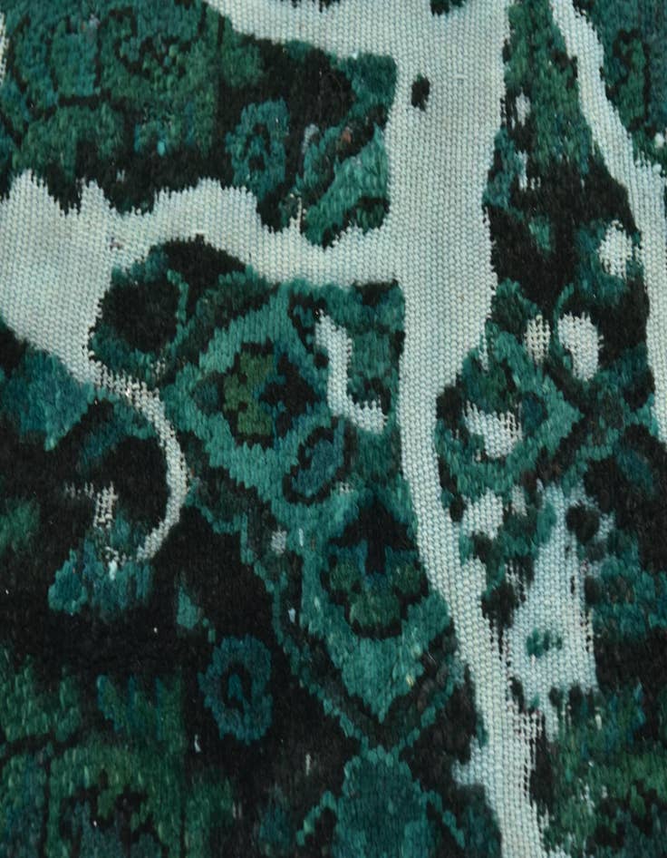 Detail image of  5' 5 x 6' 3  Hand Knotted Ultra Vintage Persian Wool Square Rug