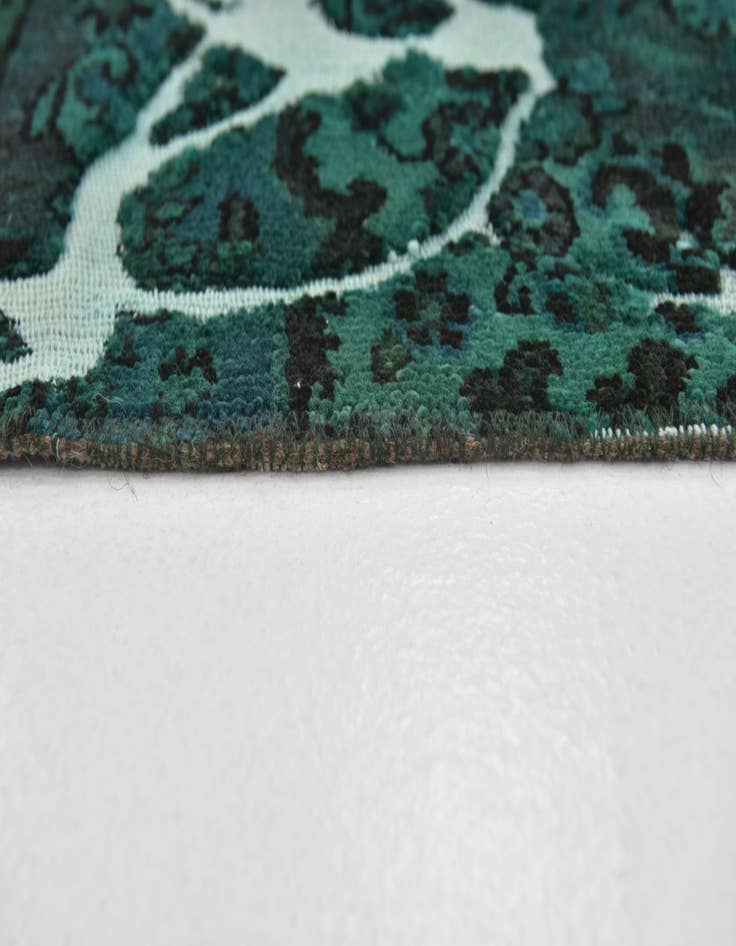 Detail image of  5' 5 x 6' 3  Hand Knotted Ultra Vintage Persian Wool Square Rug