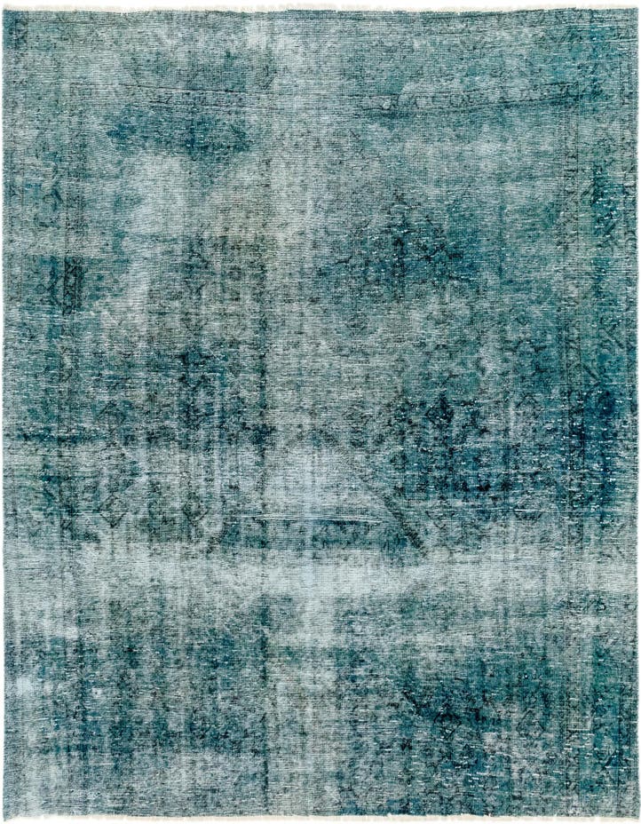  8' 9 x 8' 10  Hand Knotted Ultra Vintage Persian W...