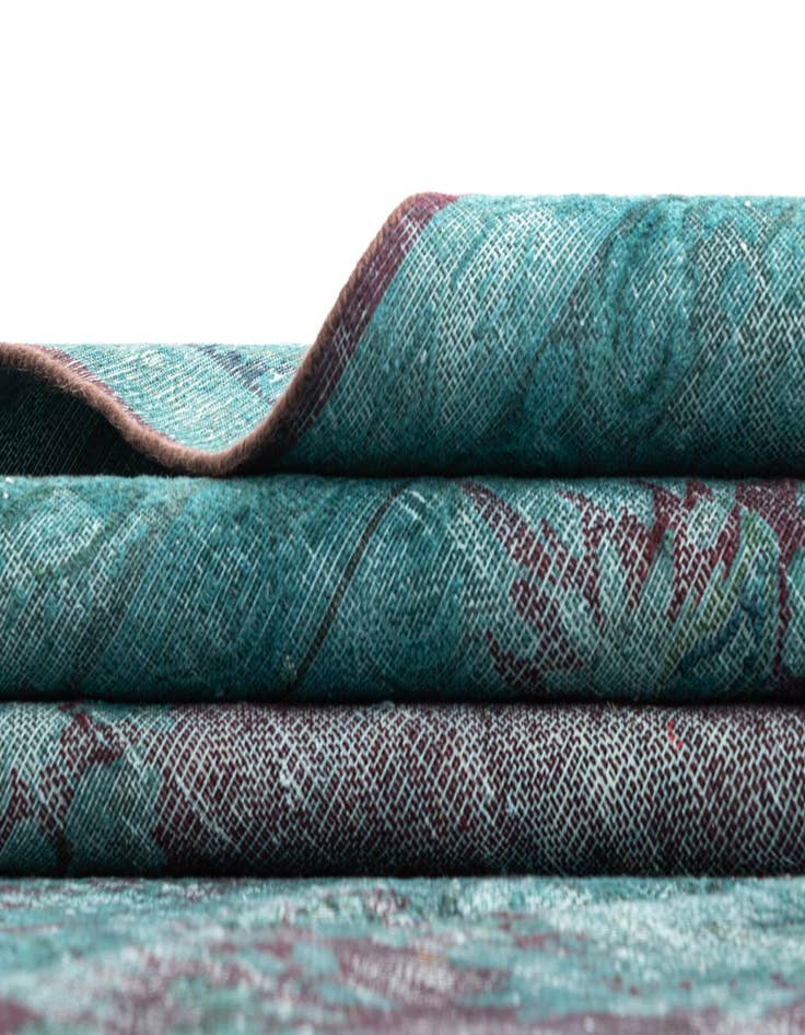 Detail image of  9' 3 x 9' 7 Vintage Royal Wool Square Rug