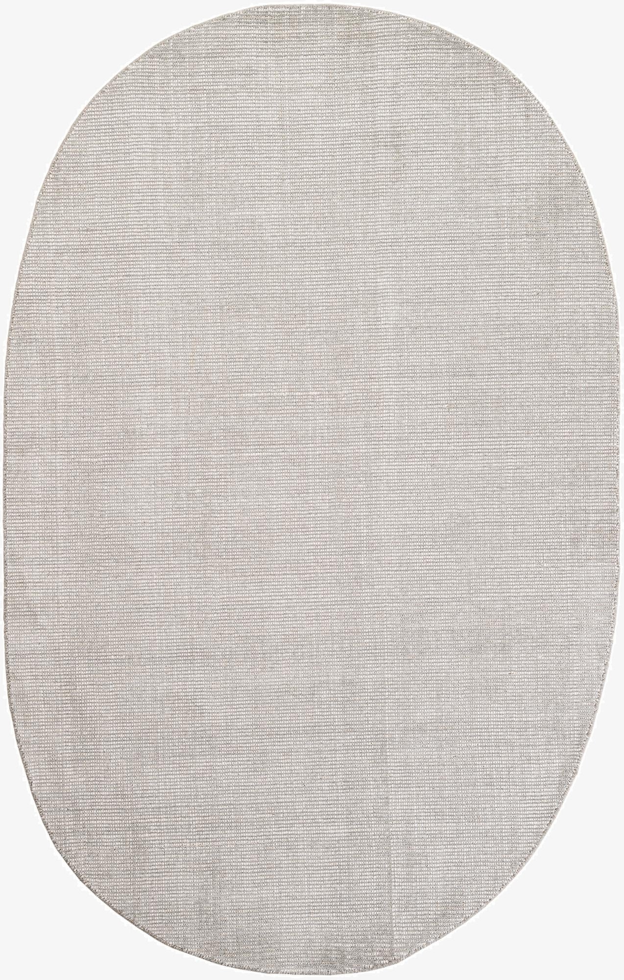 5' 1 x 8'  Hand Woven Jill Zarin English Manor Wool Oval Rug
