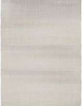 A 3x39 rectangular gray wool runner rug with a subtle textured weave, ideal for a hallway or entryway.