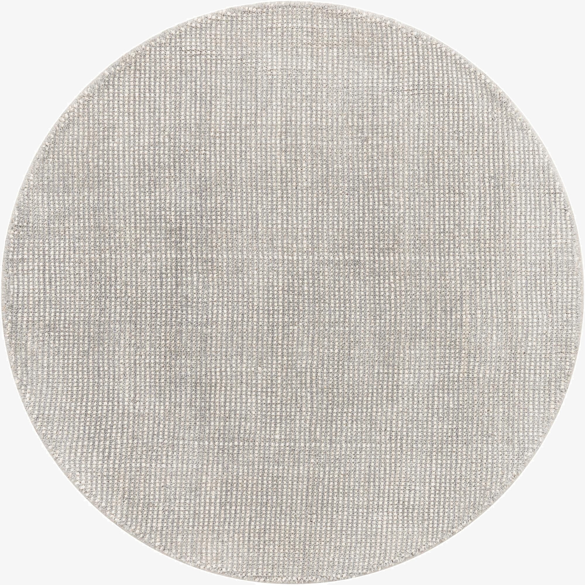  3' 1 x 3' 1  Hand Woven Jill Zarin English Manor Farmhouse Wool Round Rug