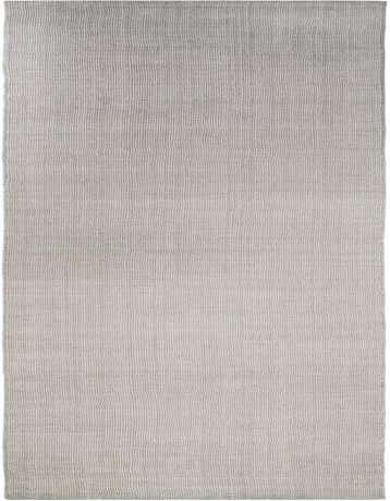A 20 ft runner rug in shades of gray and silver, featuring a textured, high pile, ideal for a modern hallway.