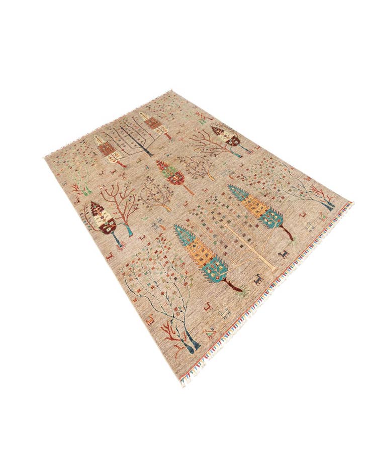 Detail image of  6' 8 x 9' 10 Ariana Ziegler Wool Rug