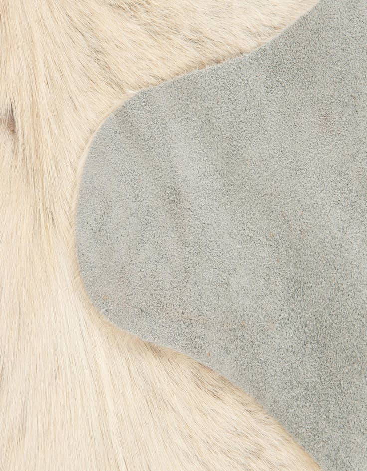 Detail image of  5' 10 x 6' 7 Cowhide Leather Rug