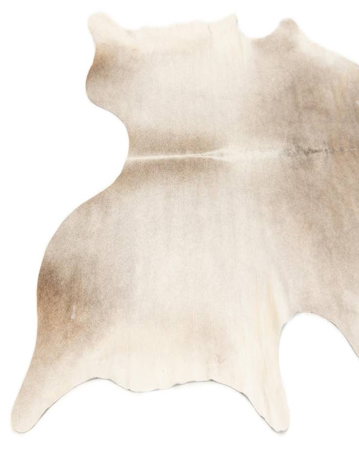 Detail image of  6' 1 x 6' 9 Cowhide Leather Rug
