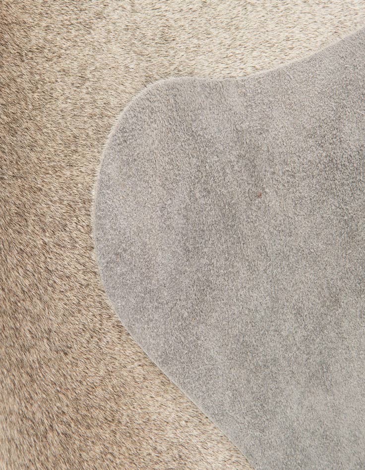 Detail image of  6' 1 x 6' 9 Cowhide Leather Rug