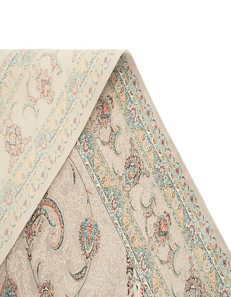 Detail image of  6' 6 x 9' 9 Ghom Design Rug