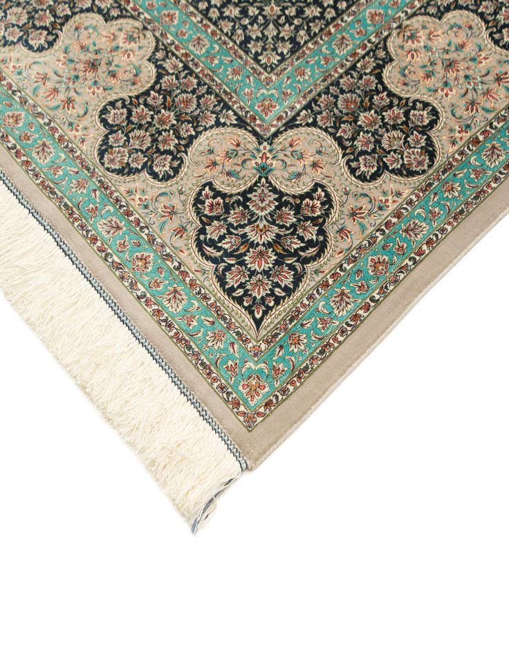 Detail image of  6' 6 x 9' 9 Ghom Design Rug