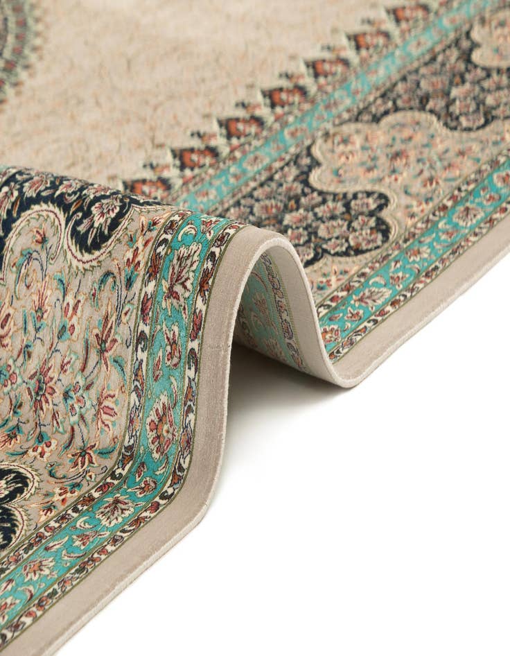 Detail image of  6' 6 x 9' 9 Ghom Design Rug